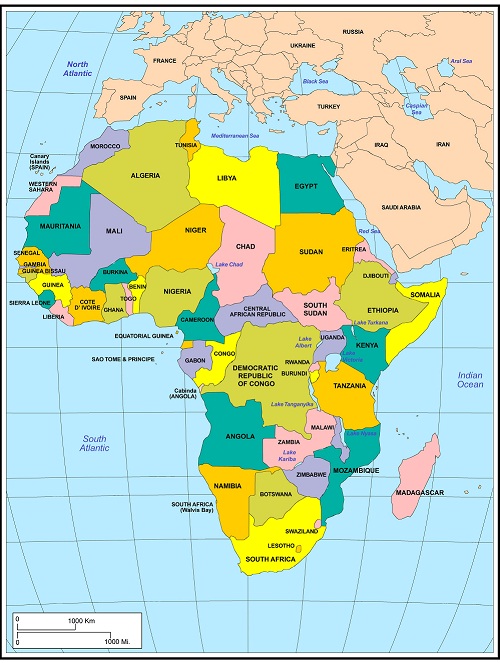 SGK Địa lí lớp 7 các quốc gia châu Phi: Tìm hiểu về các quốc gia và địa danh quan trọng của châu lục này thông qua SGK Địa lý lớp